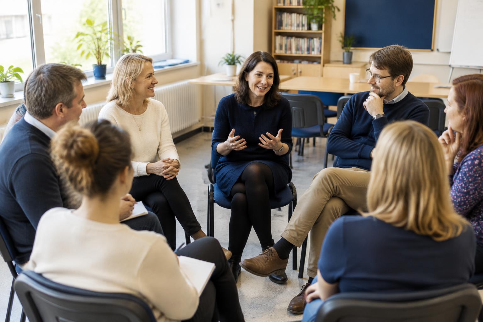 Společná práce účastníků vzdělávacího workshopu