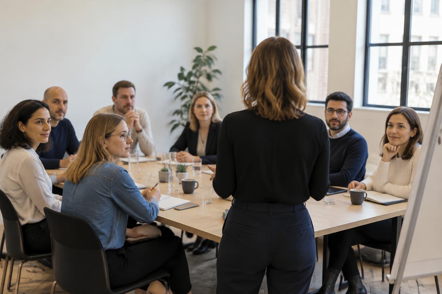 Firemní workshop s menší skupinou zaměstnanců